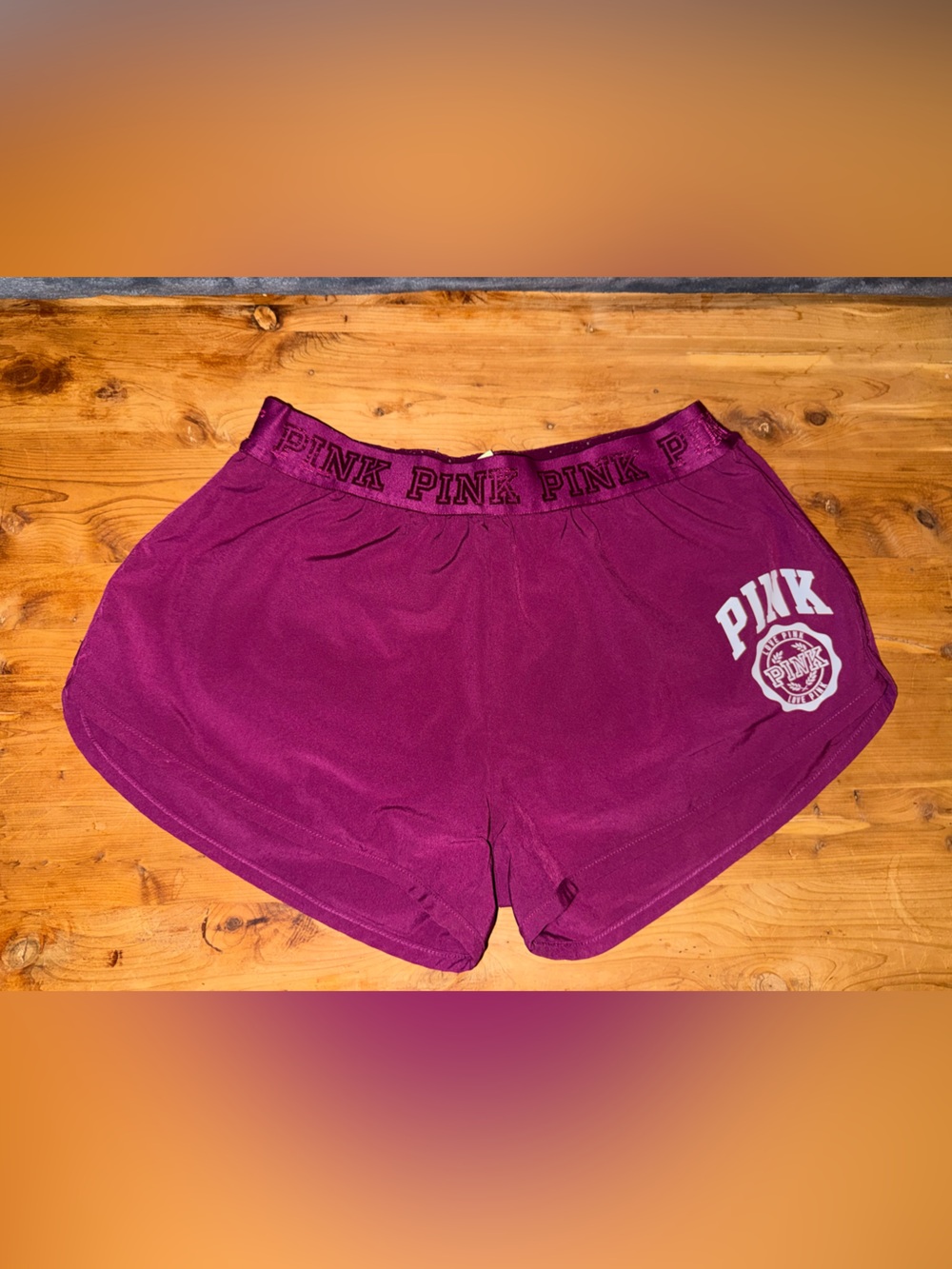 pink shorts
